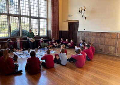 Greek class trip to Layer Marney